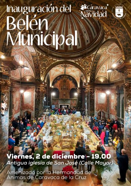 La inauguración del Belén Municipal y el encendido de las luces marcan el inicio de Navidad en Caravaca - 1, Foto 1