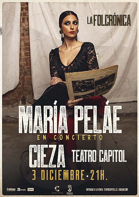 Silbato Producciones trae al Teatro Capitol a la cantautora María Pelae - 1, Foto 1