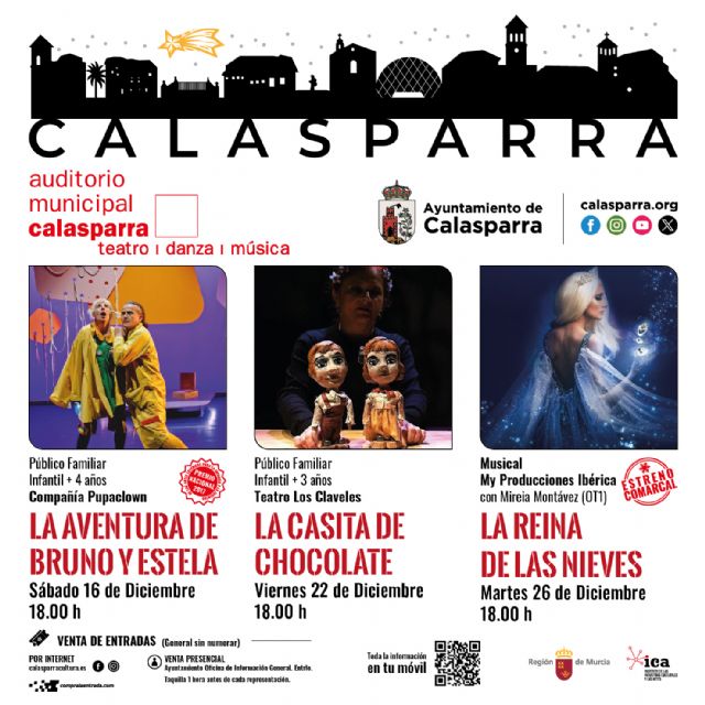 Calasparra celebrará la magia de la navidad con tres espectáculos para todos - 1, Foto 1