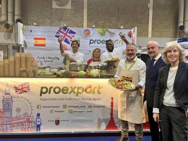 La Regin de Murcia promociona sus hortalizas de invierno en la feria 'Good Food Show Winter' de Reino Unido, Foto 1