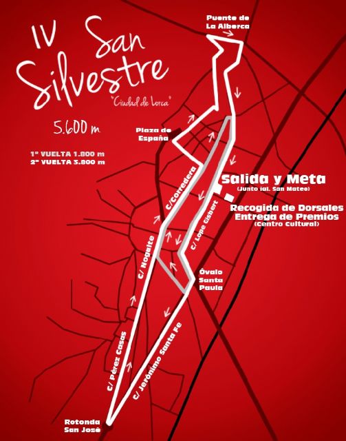 751 corredores inscritos para la IV San Silvestre Ciudad de Lorca que partirá este sábado a las 11 horas desde Lope Gisbert a la altura de San Mateo - 1, Foto 1