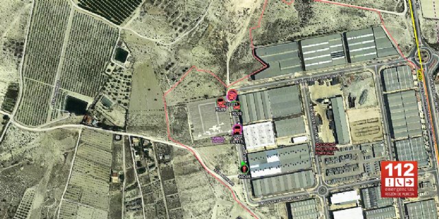 Incendio en una empresa de chatarras en Fortuna - 1, Foto 1