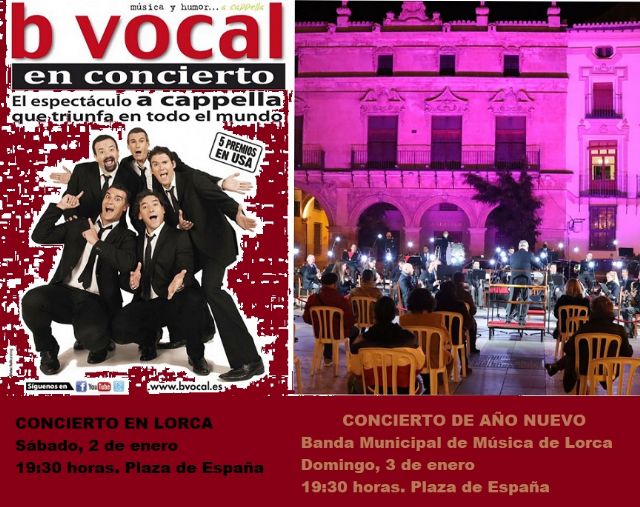 El grupo internacional B Vocal dará la bienvenida al año 2021, este sábado, con un concierto en la Plaza de España - 1, Foto 1