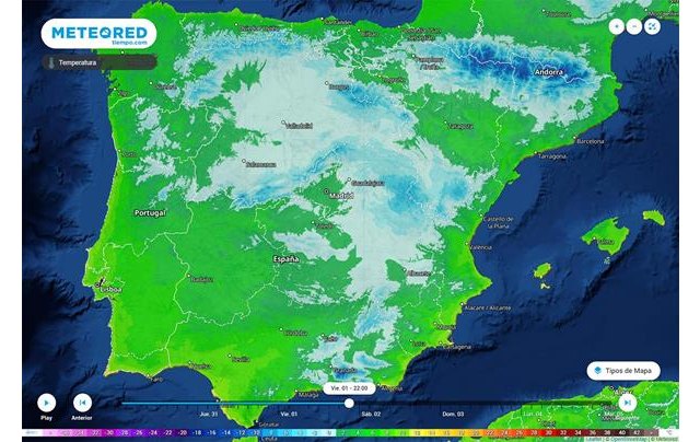 El año comenzará con heladas intensas en muchas zonas de la Península Ibérica., Foto 1