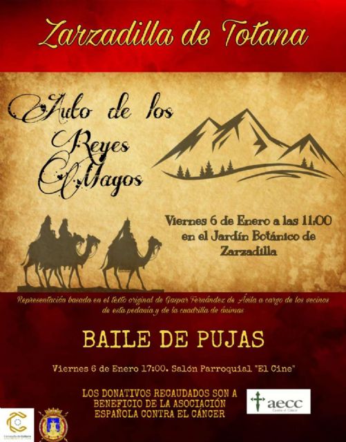 El tradicional Auto de Reyes Magos de Zarzadilla de Totana tendrá lugar el viernes, 6 de enero, en el Jardín Botánico de la pedanía - 2, Foto 2