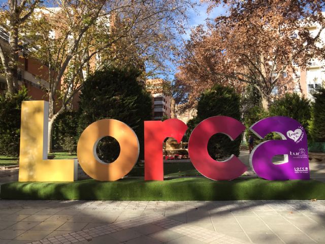 Lorca estrena sus primeras grandes letras corpóreas con el nombre del municipio como atractivo para la promoción turística - 4, Foto 4