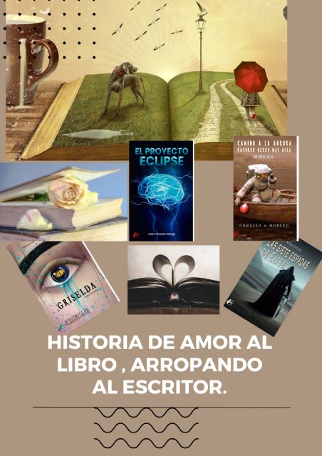 Historia de amor al libro arropando al escritor - 1, Foto 1