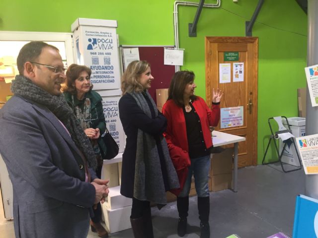 La Alcaldesa de Molina de Segura visita las instalaciones de Labor Viva, gestionada por FEYCSA, Centro Especial de Empleo Adaptado a Personas con Discapacidad - 1, Foto 1