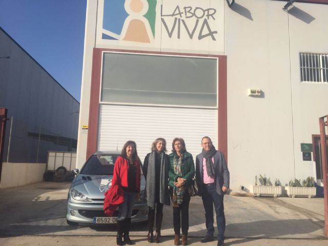 La Alcaldesa de Molina de Segura visita las instalaciones de Labor Viva, gestionada por FEYCSA, Centro Especial de Empleo Adaptado a Personas con Discapacidad - 2, Foto 2