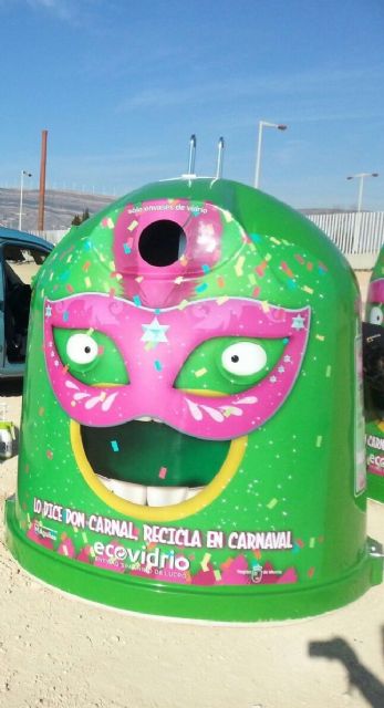 Águilas acoge la campaña Lo dice Don Carnal, recicla vidrio en Carnaval - 1, Foto 1