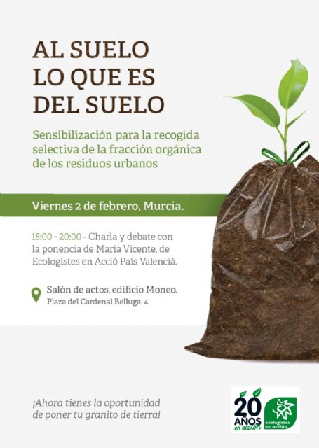 Al suelo lo que es del suelo, Charla y debate sobre recogida selectiva de materia orgánica en Murcia - 1, Foto 1