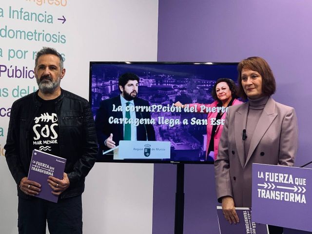 Podemos exige a la Asamblea Regional que ordene de forma inmediata la comparecencia de López Miras por el escándalo del Puerto de Cartagena - 2, Foto 2