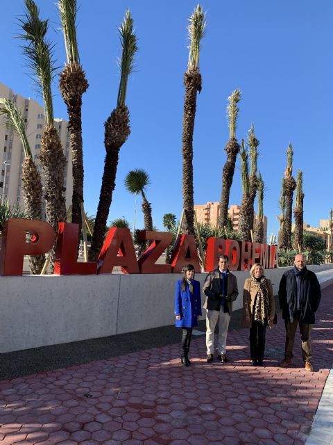 Las obras en Plaza Bohemia de La Manga inician su recta final para convertirla en uno de los mayores espacios de disfrute al aire libre - 1, Foto 1