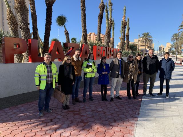 Las obras en Plaza Bohemia de La Manga inician su recta final para convertirla en uno de los mayores espacios de disfrute al aire libre - 2, Foto 2