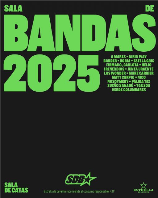 Estrella de Levante presenta ´Sala de Bandas´, un ciclo de conciertos para apoyar a la música emergente local - 1, Foto 1