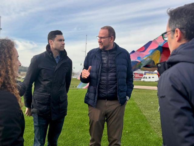 Murcia pone en funcionamiento la fuente ornamental 'Ninfa del Agua' en la rotonda de Frouida - 2, Foto 2