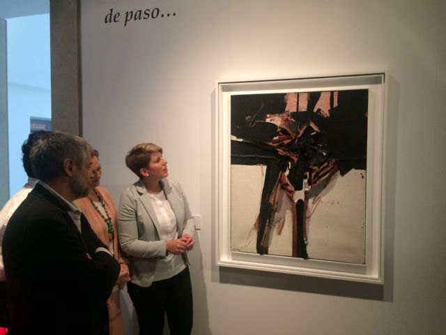 El Museo de Bellas Artes de Murcia expone hasta mediados de mayo la pintura de Manuel Millares ´Homúnculo´ - 1, Foto 1