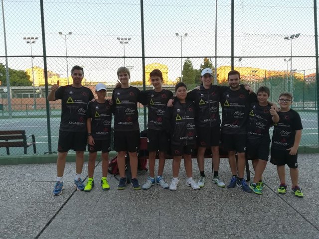 Victoria del equipo del C.T. Totana contra la Escuela de Tenis Kuore y el Club de Tenis Mazarrón - 2, Foto 2