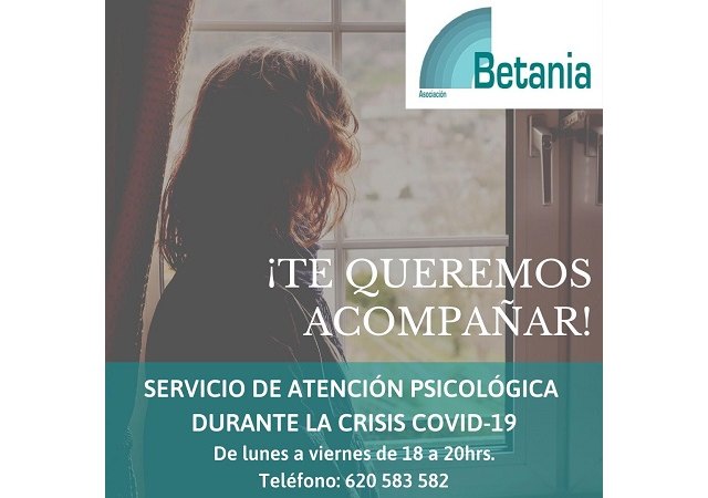 Betania presta apoyo psicológico a través de sus profesionales - 1, Foto 1
