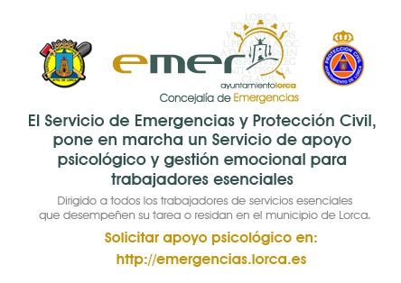 El Ayuntamiento de Lorca pone en marcha un servicio de apoyo psicológico y gestión emocional dirigido a trabajadores de servicios esenciales que luchan contra en Coronavirus - 1, Foto 1