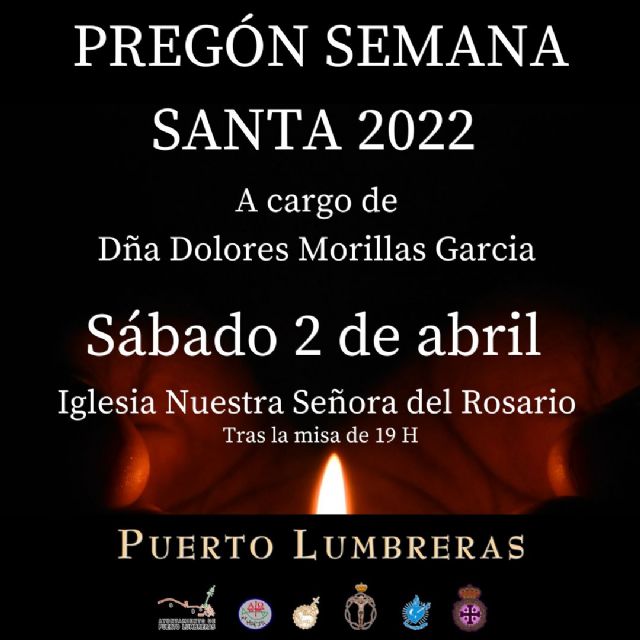 Unos cuarenta actos componen el programa de la Semana Santa de Puerto Lumbreras en 2022 - 2, Foto 2