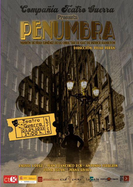 La compañía Teatro Guerra pondrá en escena la representación 'Penumbra', una producción cien por cien lorquina - 2, Foto 2