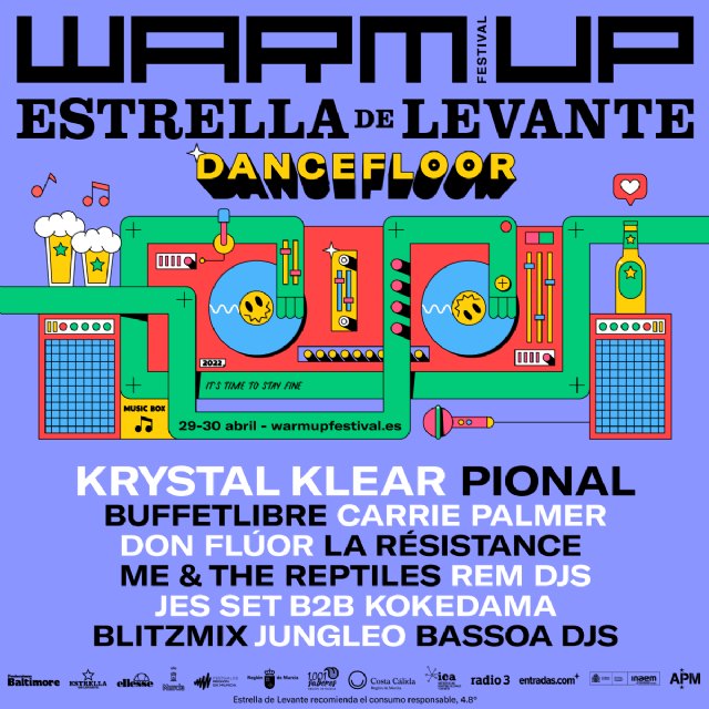 :: WARM UP Estrella de Levante anuncia los DJs del Escenario Dancefloor - 1, Foto 1