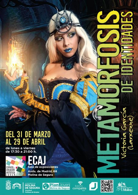 Victoria García, Larxenne, presenta la exposición de Cosplay METAMORFOSIS DE IDENTIDADES en el Espacio de Creación Artística Joven de Molina de Segura a partir de hoy jueves 31 de marzo - 1, Foto 1