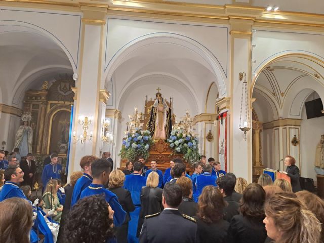 El PP torreño con los cofrades de la Virgen de los Dolores en la misa y procesión de su día grande - 3, Foto 3