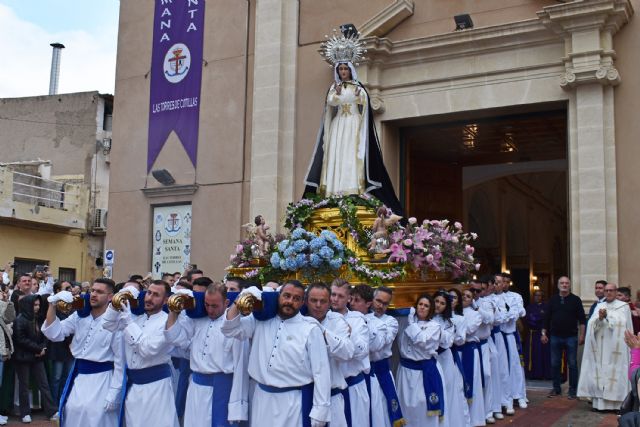 El Resucitado procesiona en Las Torres de Cotillas entre el alborozo y la alegría de sus gentes - 5, Foto 5