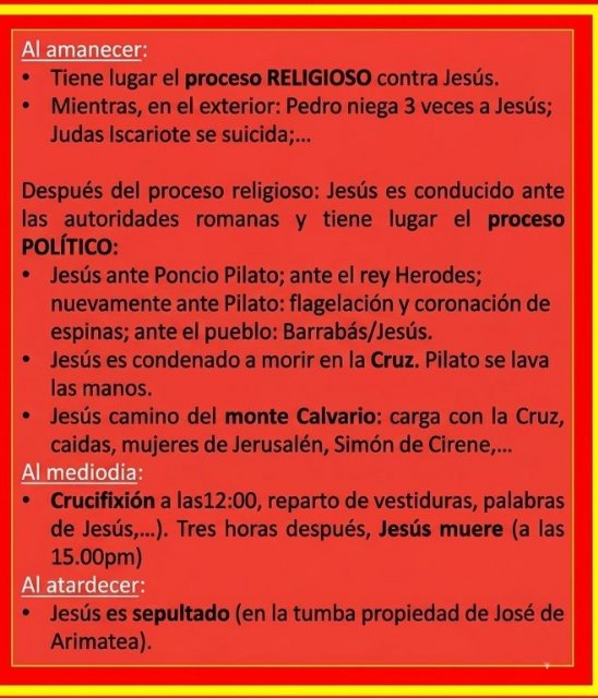 Reflexionando en el tiempo: Del primer Viernes Santo al presente, Foto 9