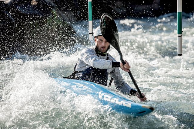 El piraguista murciano Juan Martínez, campeón de la Copa de España de Slalom - 1, Foto 1