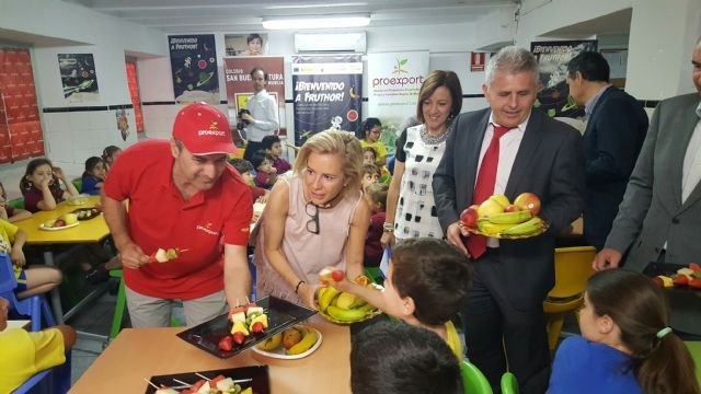 El Plan de Consumo de Frutas y Verduras en la Escuela reparte cada día 14.000 raciones en más de 120 colegios - 2, Foto 2