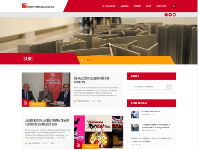 La Fundación CajaMurcia renueva su página web - 1, Foto 1