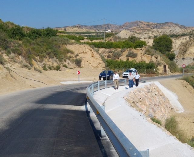 Finalizan las obras de mejora en la carretera que comunica Cabezo de la Plata con Sucina, en el municipio de Murcia - 1, Foto 1