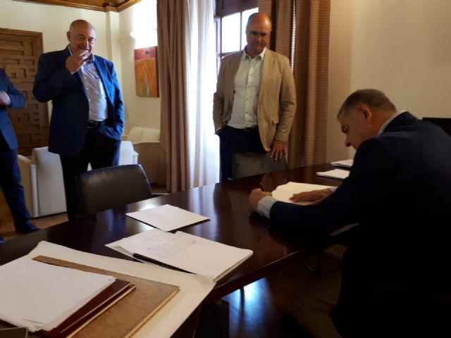 El Sindicato Central de Regantes del Trasvase Tajo-Segura ha realizado una reunión extraordinaria en Pliego - 1, Foto 1