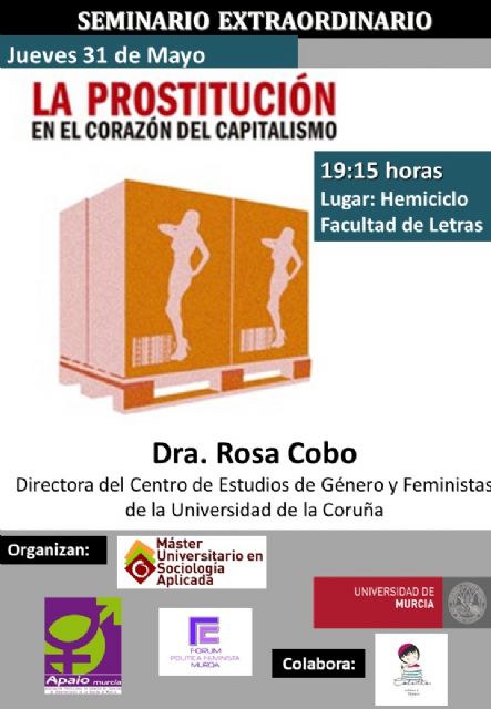 La UMU acoge una charla sobre prostitución impartida por la profesora Rosa Cobo - 1, Foto 1