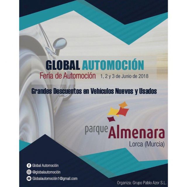 El Centro Comercial Parque Almenara acogerá este fin de semana Global Automoción, una feria de la ocasión en la que se podrán adquirir vehículos con grandes descuentos - 1, Foto 1
