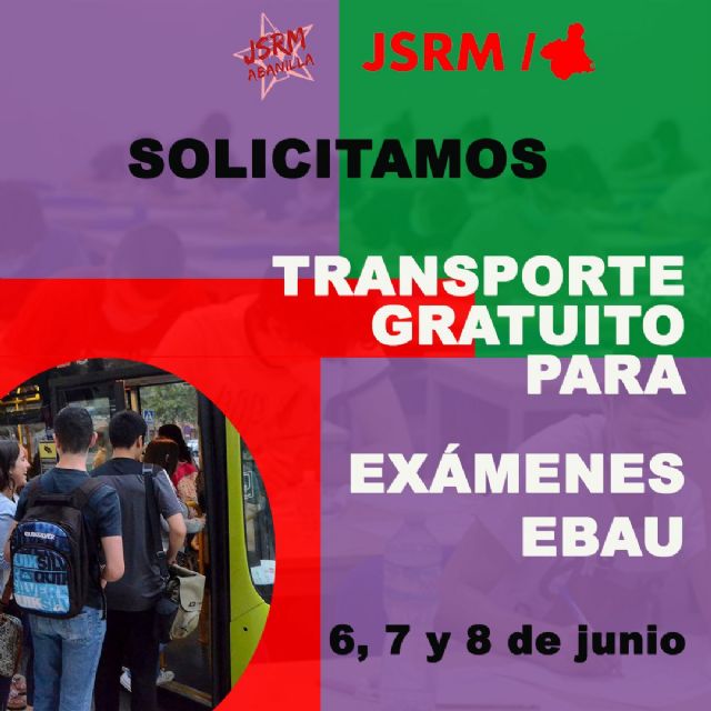 Juventudes Socialistas de Abanilla solicita transporte gratuito para los estudiantes que se presentan a la EBAU - 2, Foto 2