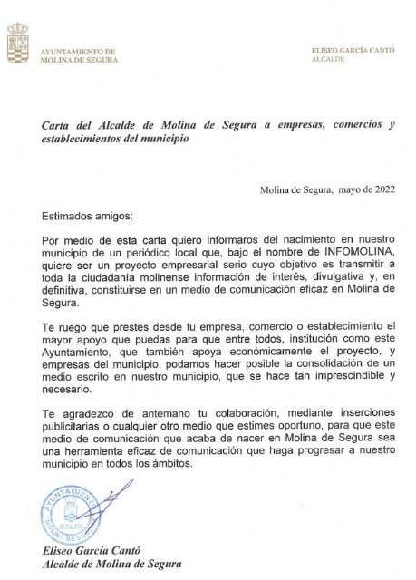 VOX Molina denuncia la utilización del alcalde socialista García Cantó de su cargo público para fines inapropiados - 2, Foto 2