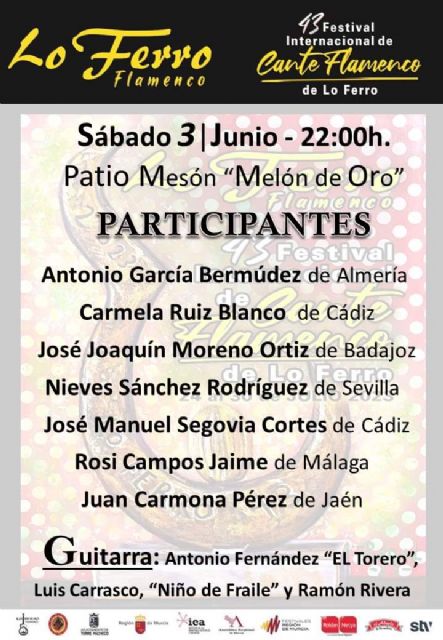 La Peña Flamenca Melón de Oro abre sus puertas a las selectivas de Lo Ferro - 1, Foto 1