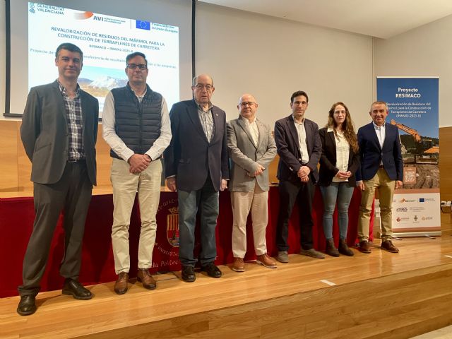 El uso de marmolina en los terraplenes de carretera permitirá dar una segunda vida a las 125.000 toneladas de este residuo industrial que cada año se producen en la provincia - 1, Foto 1
