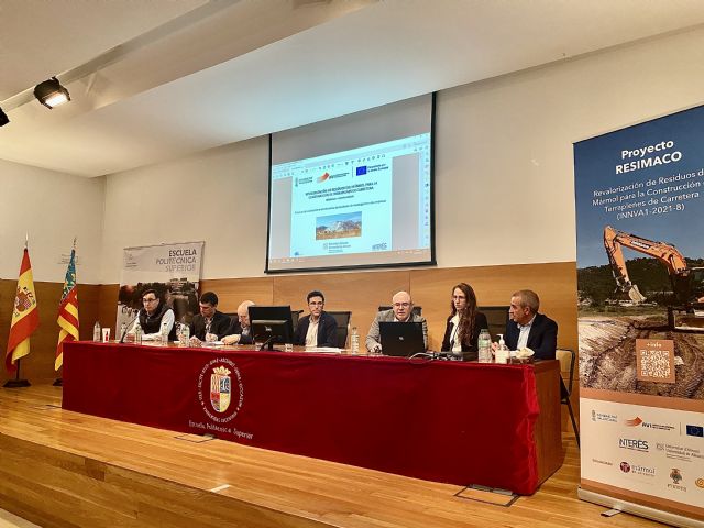 El uso de marmolina en los terraplenes de carretera permitirá dar una segunda vida a las 125.000 toneladas de este residuo industrial que cada año se producen en la provincia - 2, Foto 2