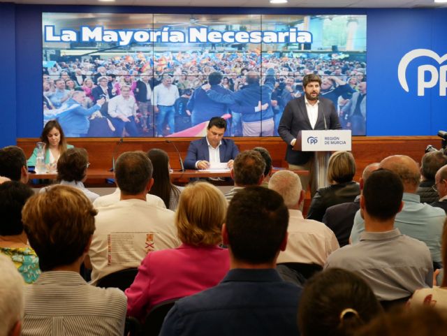 López Miras: Quiero formar cuanto antes un gobierno fuerte y estable, la Región no está para perder el tiempo - 1, Foto 1