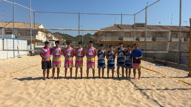 Dominio Del Club de Deportes La manga en la primera jornada de la liga federada de volley playa, de la categoría cadete masculino y femenino, de la Federación de Voleibol de la Región de Murcia - 2, Foto 2