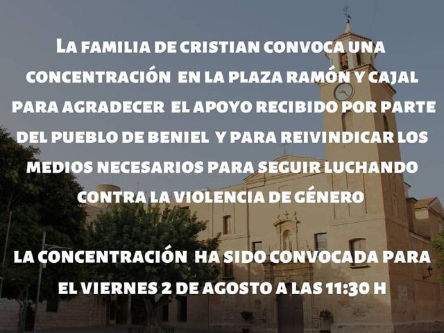 La familia de Cristian ha convocado una concentración en la plaza Ramón y Cajal - 1, Foto 1