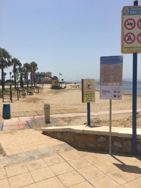 El Ayuntamiento de San Javier certifica 14 playas con el sello Safe Tourism que concede el Instituto para la Calidad Turística Española frente a la COVID-19 - 3, Foto 3