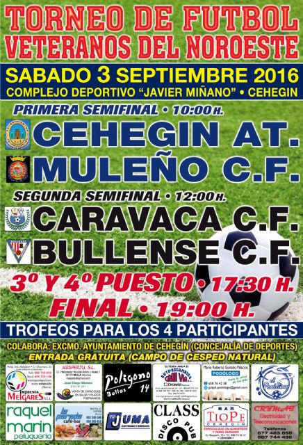 El Complejo Deportivo Javier Miñano acoge este sábado un torneo comarcal de fútbol de veteranos - 1, Foto 1