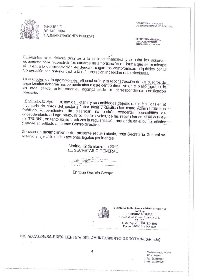 Canovas: "The cynicism of the PP regarding the loan with BBVA exceeds all bearable limits on political, bordering the ruin", Foto 2