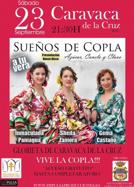 El concierto 'Sueños de Copla' clausura la programación cultural de verano el 23 de septiembre - 2, Foto 2
